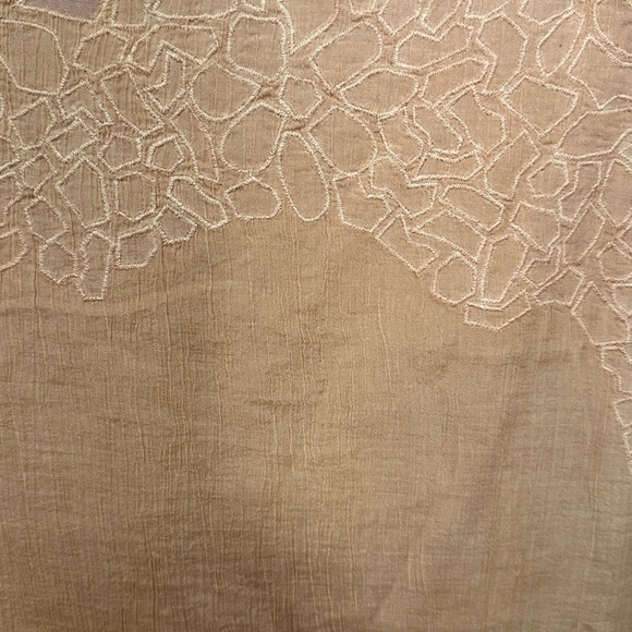 Bl^nk London Peach Lace Trim Shift Dress – Size Small Oversized Fits like Medium - Picture 9 of 10